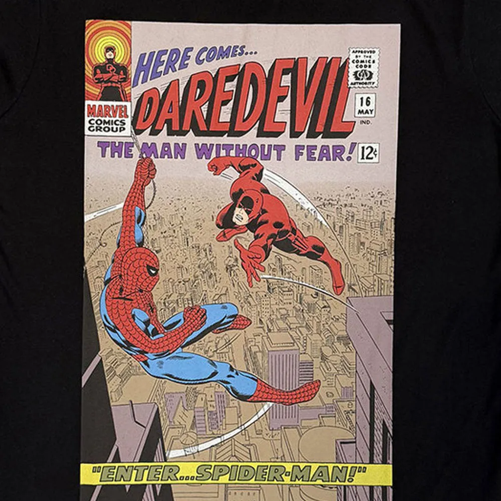 Marvel Comics Daredevil Enter Spider-Man T Shirt sold by Paradiso Clothing product image thumbnail 2
