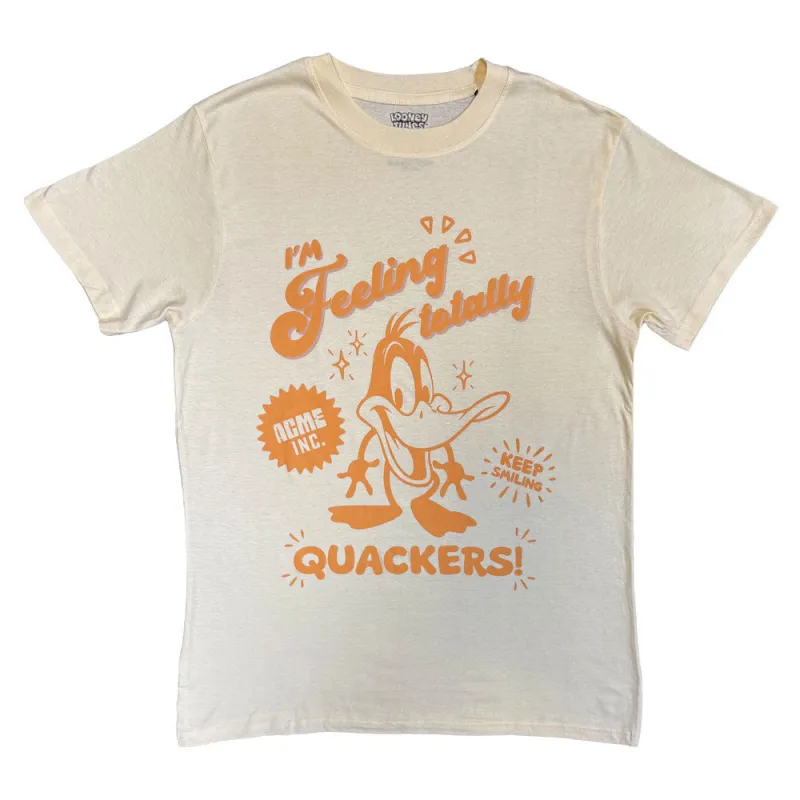 Looney Tunes Feeling Totally Quackers T Shirt made by Paradiso Clothing