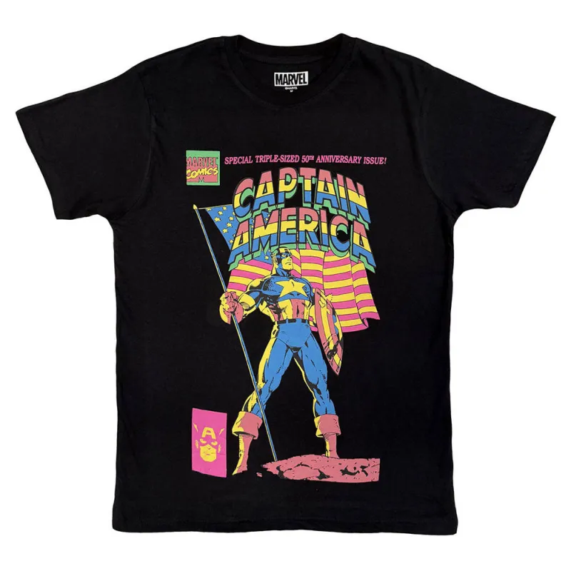 Marvel Comics Captain America 50th Anniversary T Shirt made by Marvel