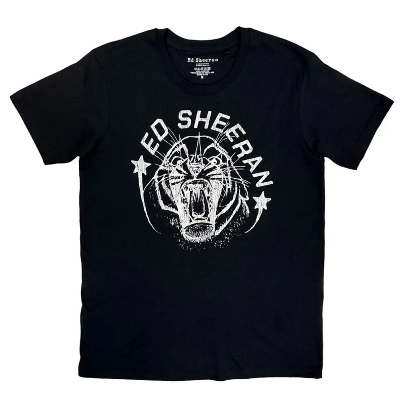 Ed Sheeran Tiger Logo T Shirt sold by Paradiso Clothing