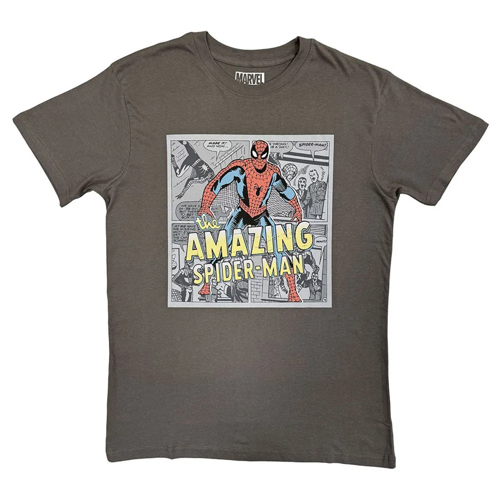 Amazing Spider-Man Comic Background T Shirt sold by Paradiso Clothing
