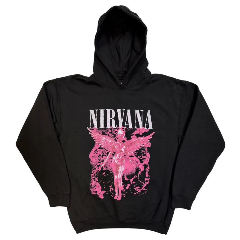 Nirvana In Utero Angel Red Pullover Hoodie sold by Paradiso Clothing