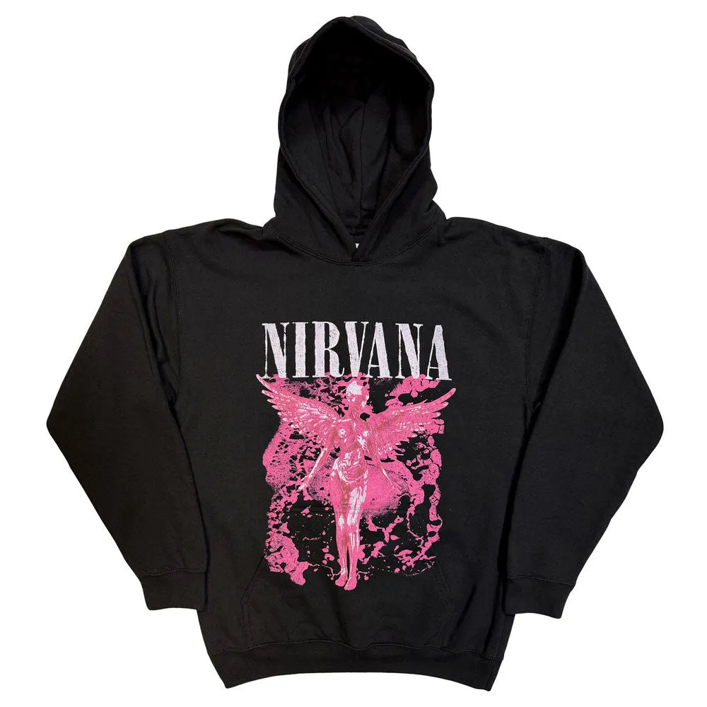 Nirvana In Utero Angel Red Pullover Hoodie sold by Paradiso Clothing