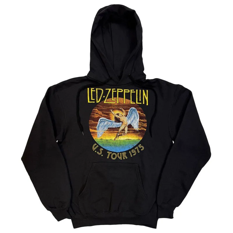 Led Zeppelin USA Tour 75 Pullover Hoodie made by Led Zeppelin