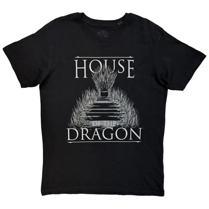 House of the Dragon Iron Throne T Shirt made by Paradiso Clothing