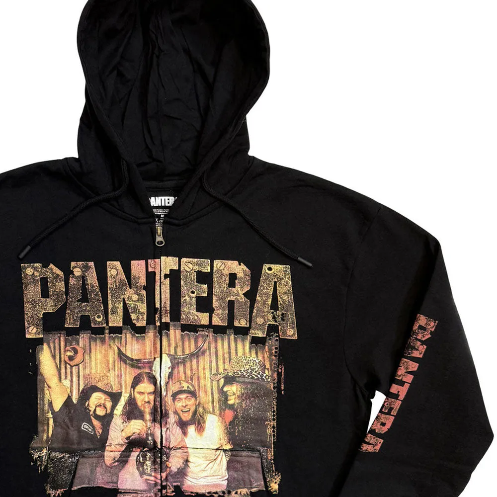 Pantera Bong Group Band Logo Zipped Hoodie sold by Paradiso Clothing product image thumbnail 2