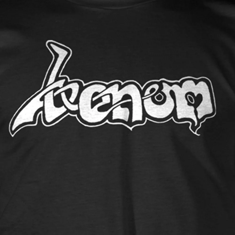 Venom White Band Logo T Shirt sold by Paradiso Clothing product image thumbnail 2