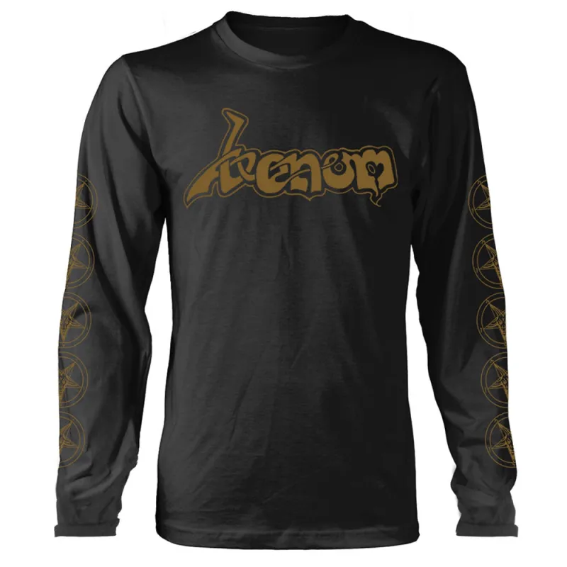 Venom Gold Band Logo Long Sleeve T Shirt sold by Paradiso Clothing