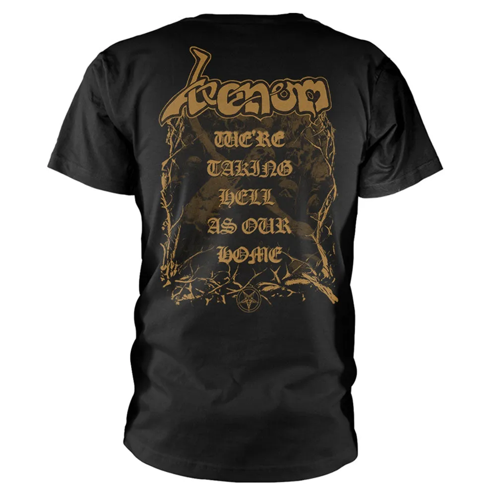 Venom Welcome To Hell Gold Logo T Shirt sold by Paradiso Clothing product image thumbnail 2