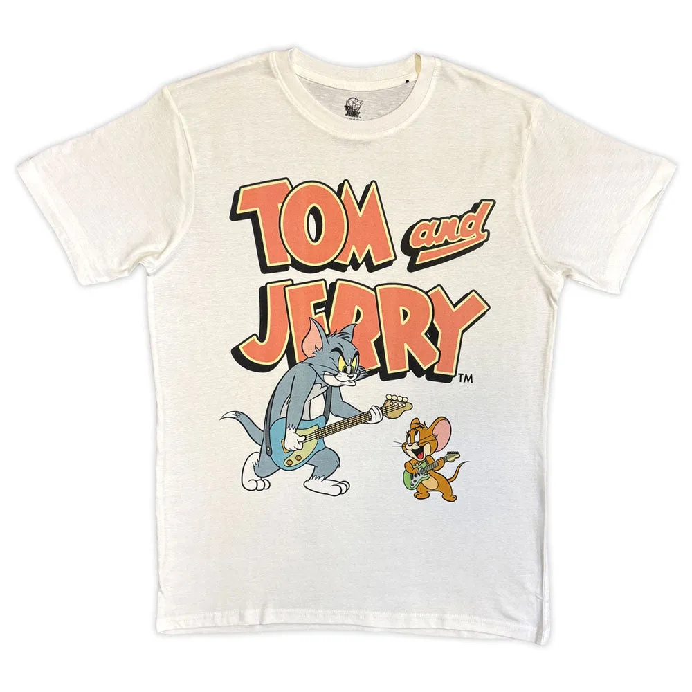 Tom And Jerry Playing Guitar T Shirt sold by Paradiso Clothing
