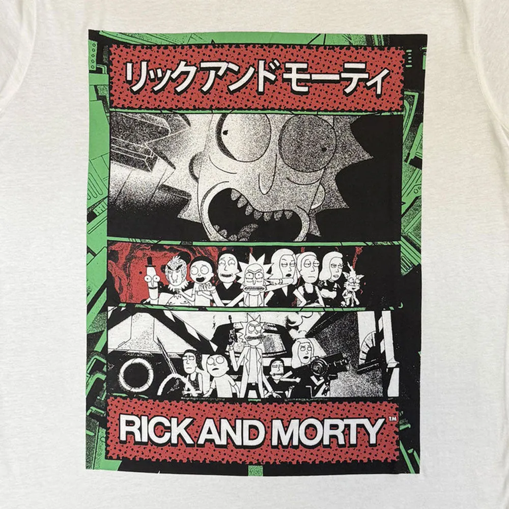 Rick And Morty Japan Comic T Shirt sold by Paradiso Clothing product image thumbnail 2