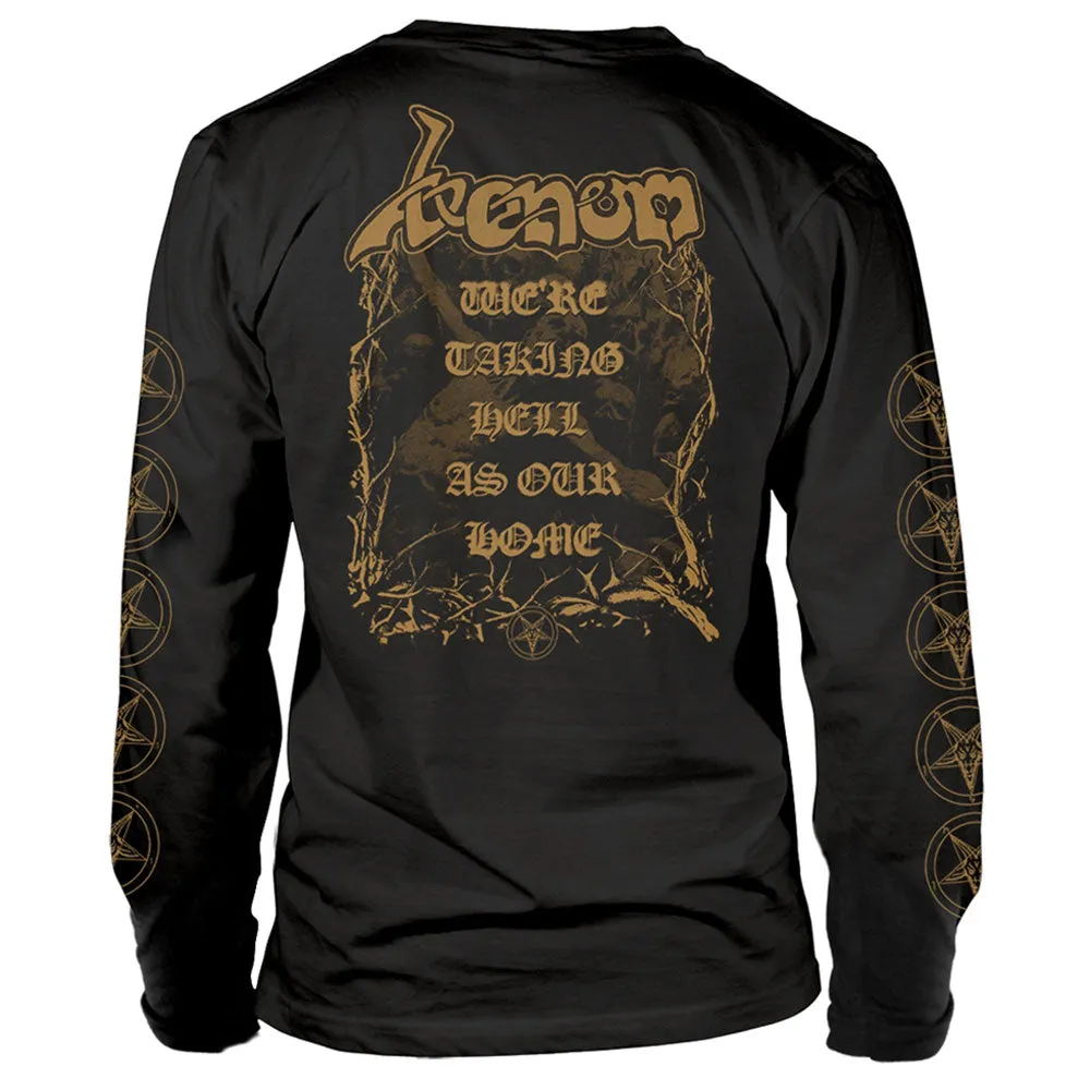 Venom Welcome To Hell Gold Logo Long Sleeve T Shirt sold by Paradiso Clothing product image thumbnail 2