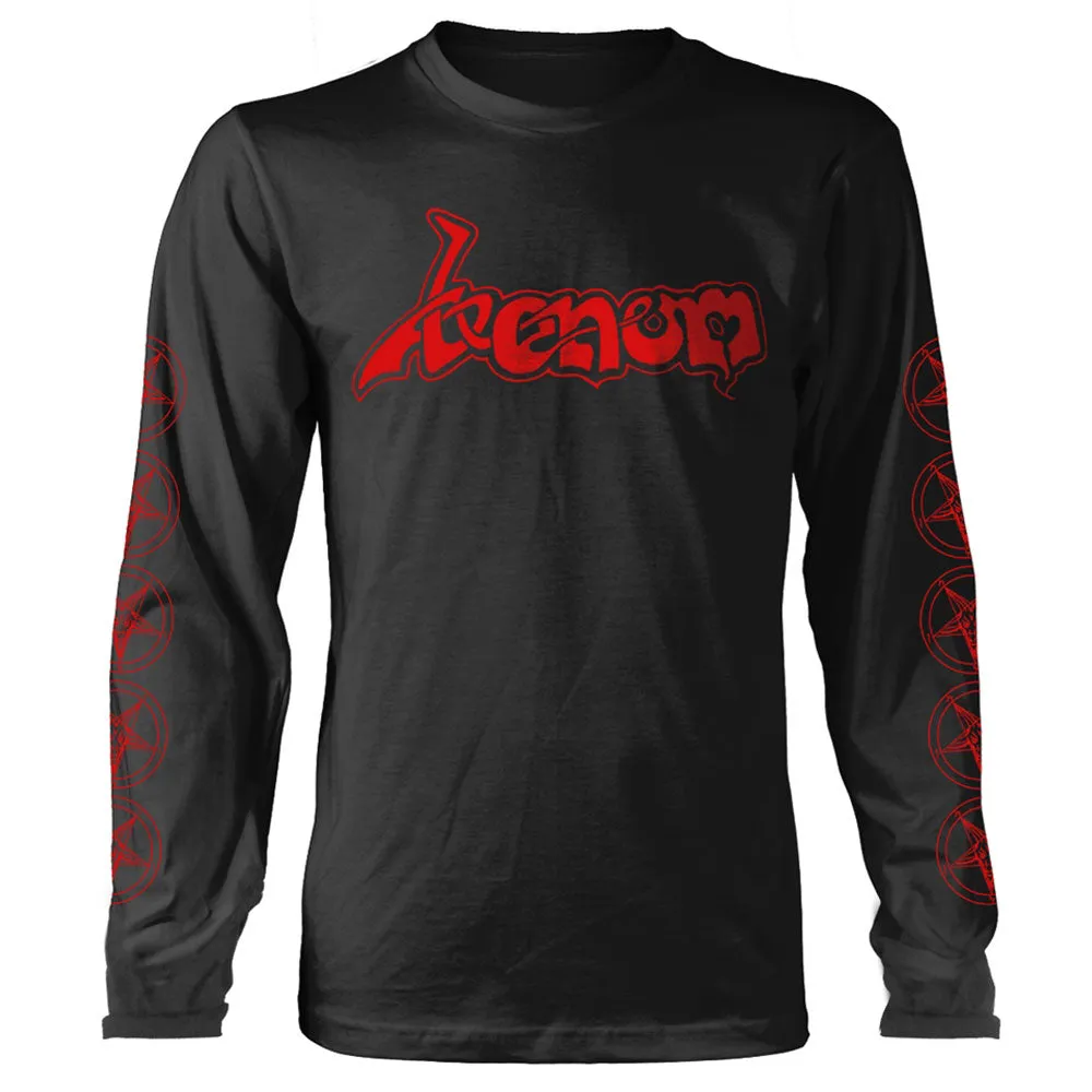 Venom Red Band Logo Long Sleeve T Shirt sold by Paradiso Clothing