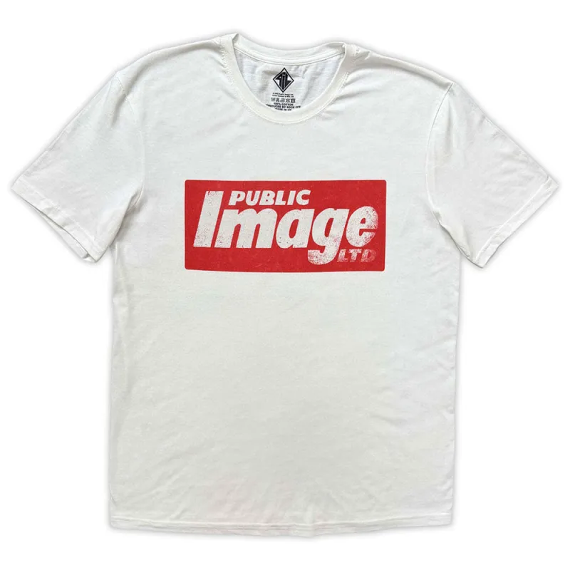 PIL Public Image Ltd News Band Logo T Shirt sold by Paradiso Clothing
