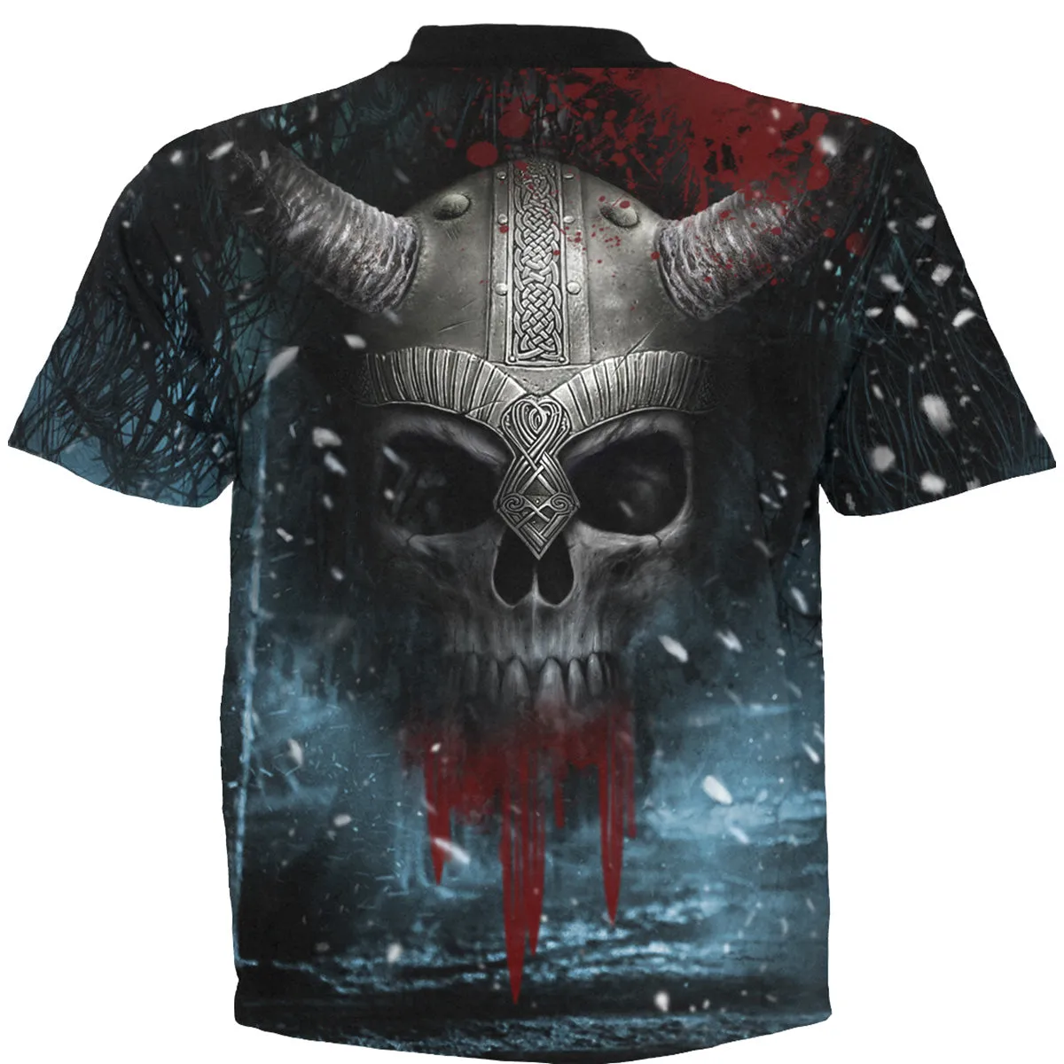 Spiral - VIKING WRAP - Allover T-Shirt Black sold by Paradiso Clothing product image thumbnail 2