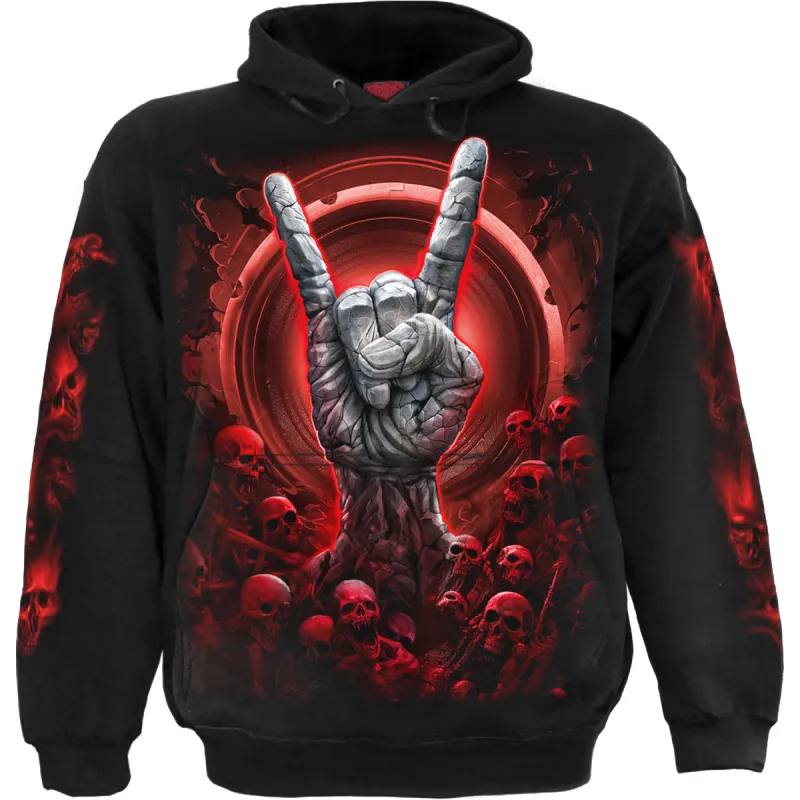 Spiral - TOMB OF ROCK - Hoody Black sold by Paradiso Clothing