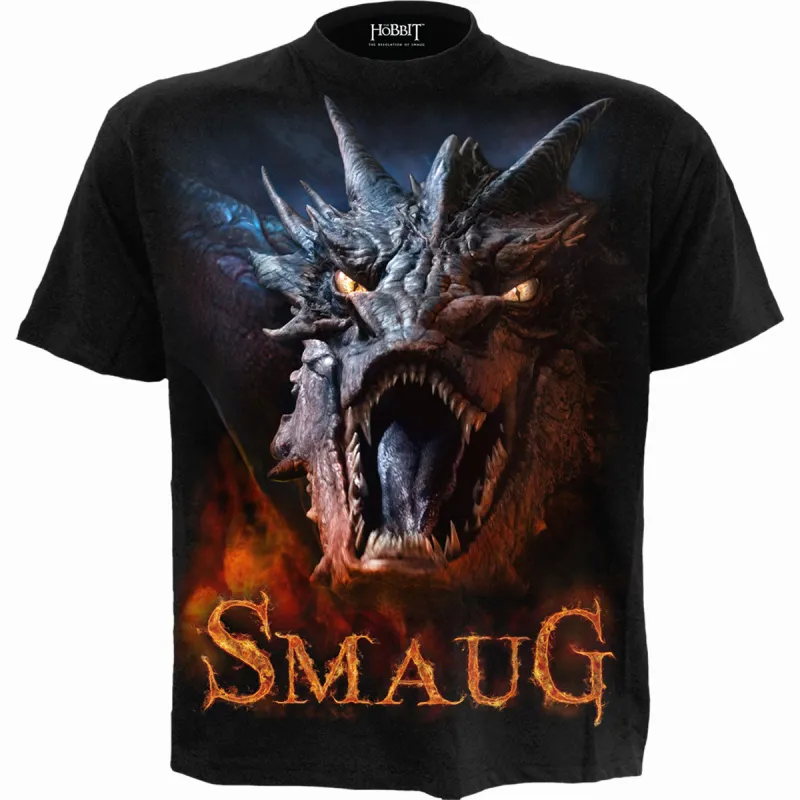 THE HOBBIT - SMAUG - T-Shirt Black sold by Paradiso Clothing