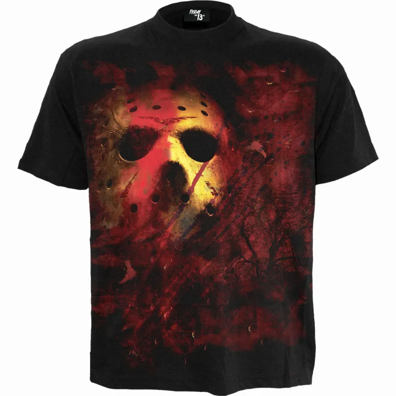 FRIDAY 13TH - JASON LIVES - T-Shirt Black sold by Paradiso Clothing
