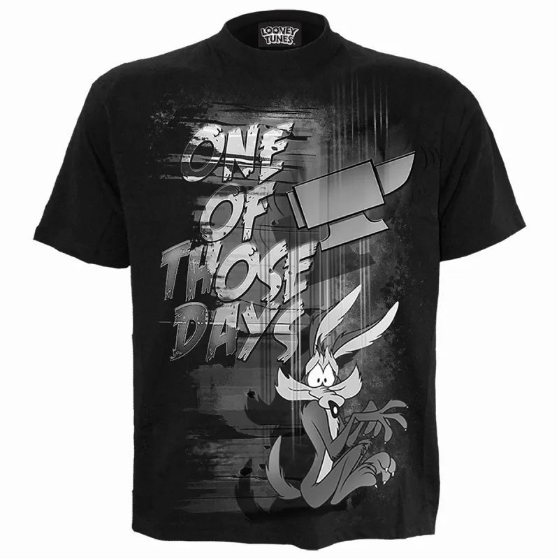 COYOTE - THOSE DAYS - Front Print T-Shirt Black sold by Paradiso Clothing
