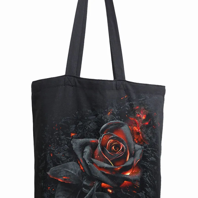 Spiral - BURNT ROSE - Bag 4 Life - Canvas 80z Long Handle Tote Bag made by Paradiso Clothing