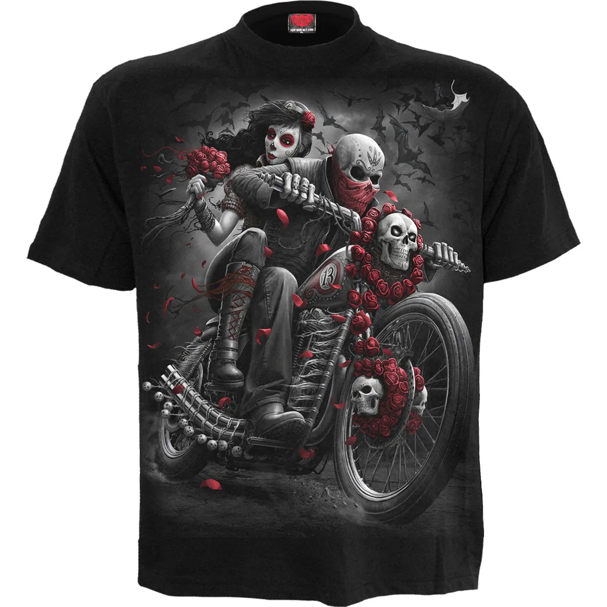 Spiral - DOTD BIKERS - T-Shirt Black sold by Paradiso Clothing