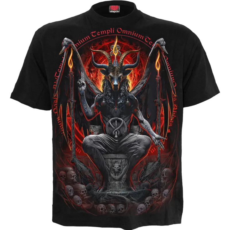 Spiral - BAPHOMET - T-Shirt Black sold by Paradiso Clothing