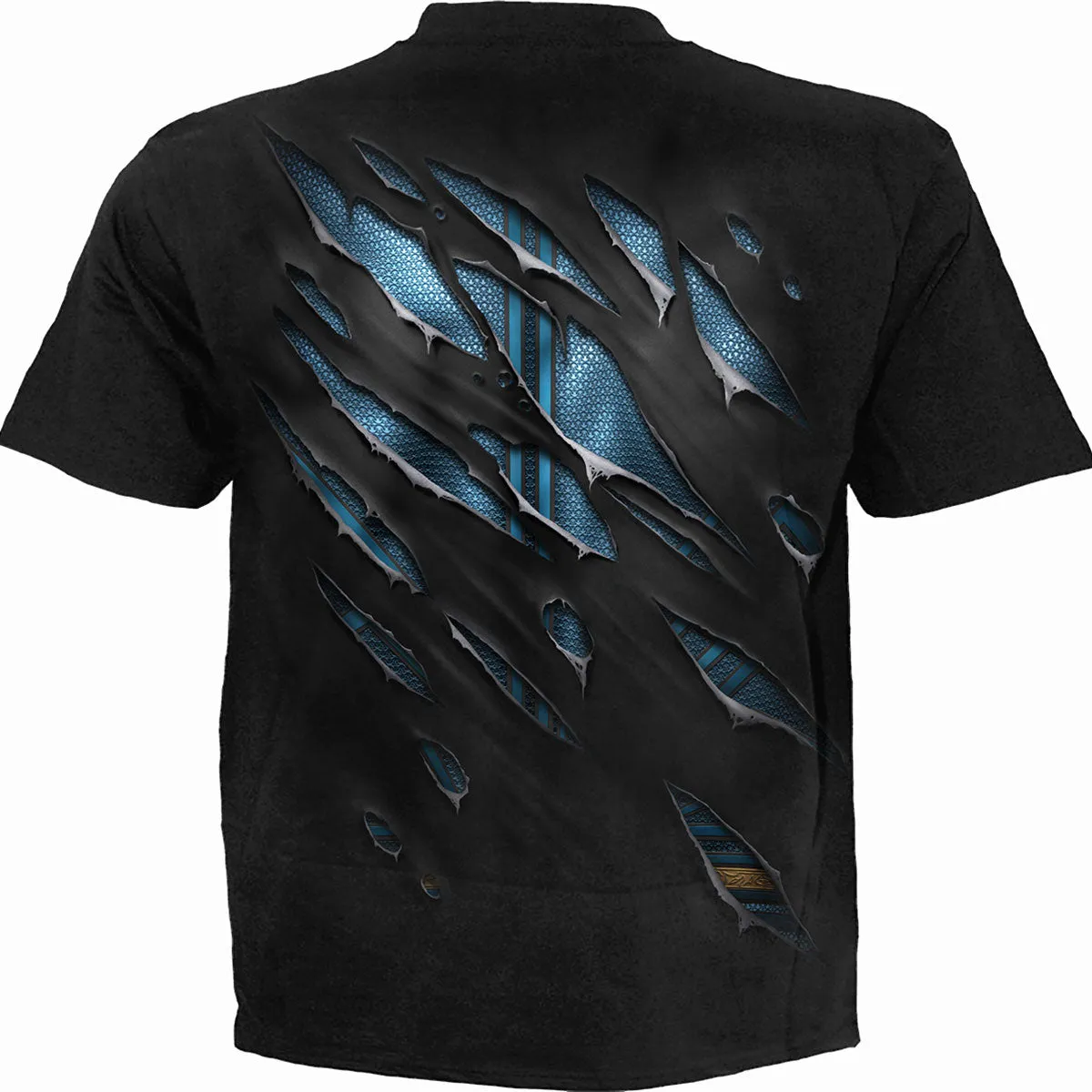 SUPERMAN - RIPPED - T-Shirt Black sold by Paradiso Clothing product image thumbnail 2