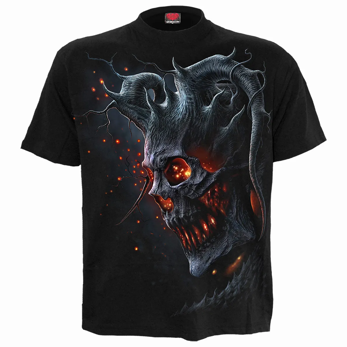 Spiral - DEATH EMBERS - T-Shirt Black sold by Paradiso Clothing