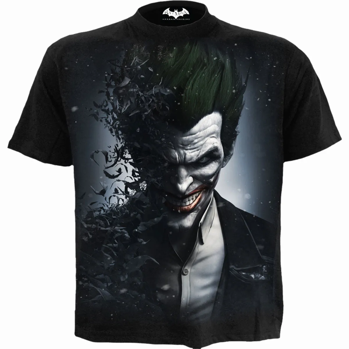 JOKER - ARKHAM ORIGINS - T-Shirt Black sold by Paradiso Clothing