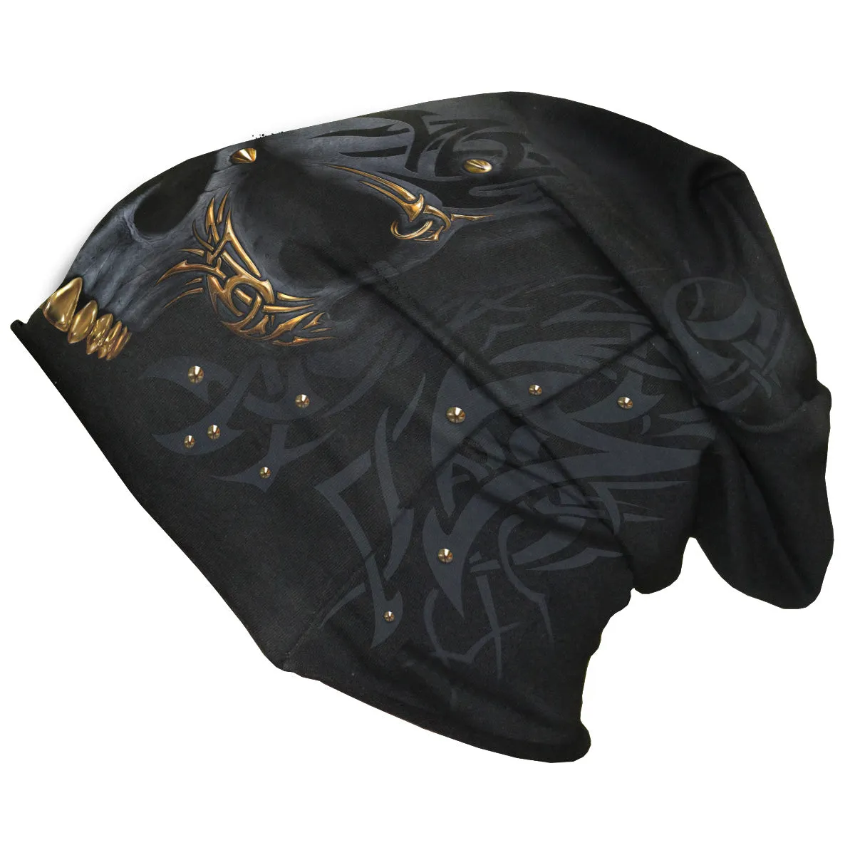 Spiral - BLACK GOLD - Light Cotton Beanies Black sold by Paradiso Clothing product image thumbnail 2