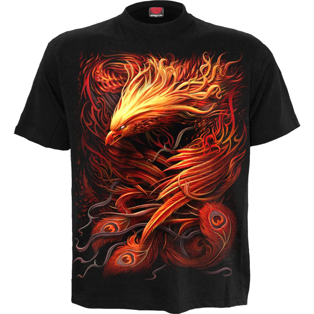 Spiral - PHOENIX ARISEN - T-Shirt Black sold by Paradiso Clothing