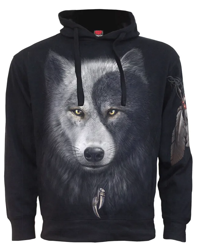 Spiral - WOLF CHI - Side Pocket Hoody Black sold by Paradiso Clothing