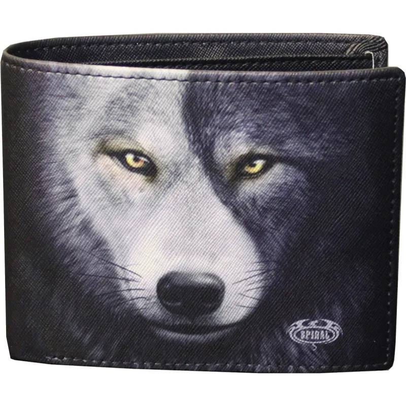 Spiral - WOLF CHI - BiFold Wallet with RFID Blocking and Gift Box made by Paradiso Clothing