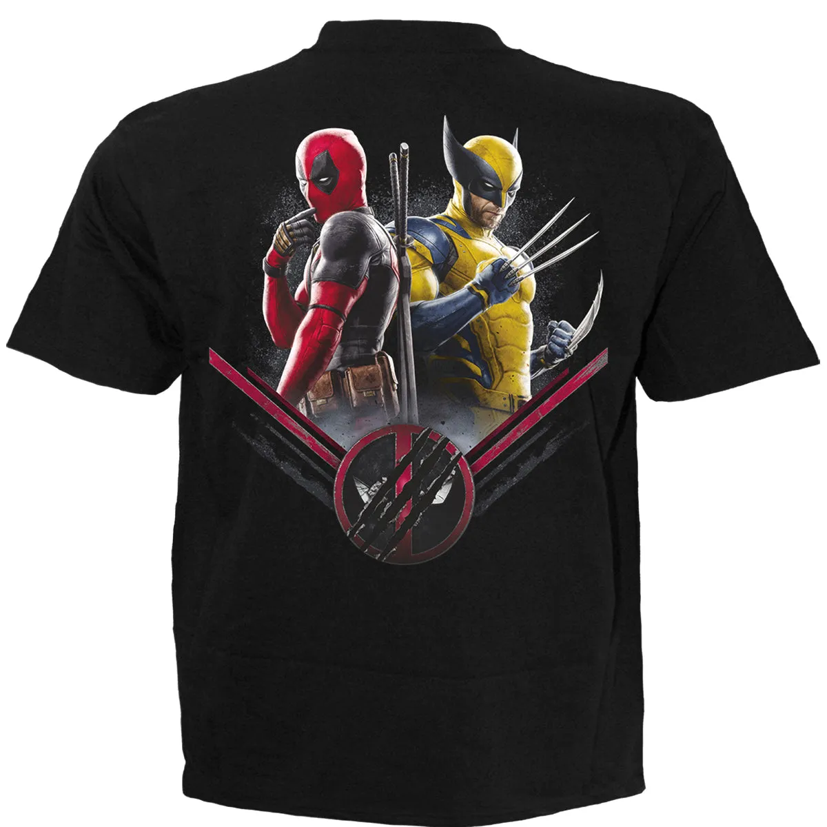 DEADPOOL - WOLVERINE BULLSEYE - T-Shirt Black sold by Paradiso Clothing product image thumbnail 2