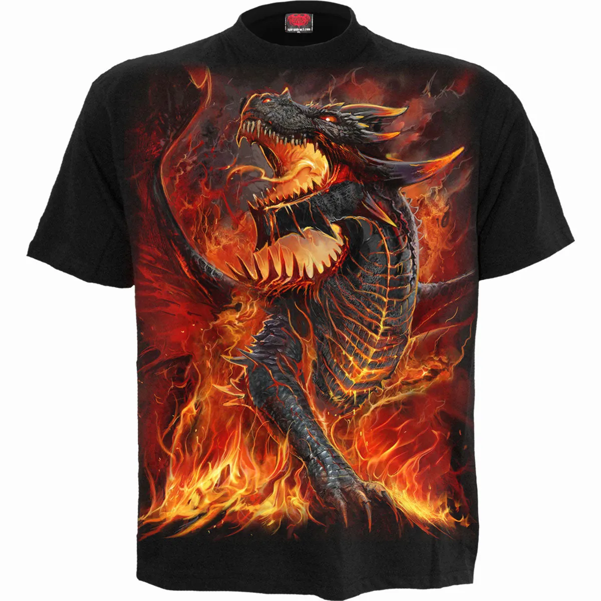 Spiral - DRACONIS - T-Shirt Black sold by Paradiso Clothing