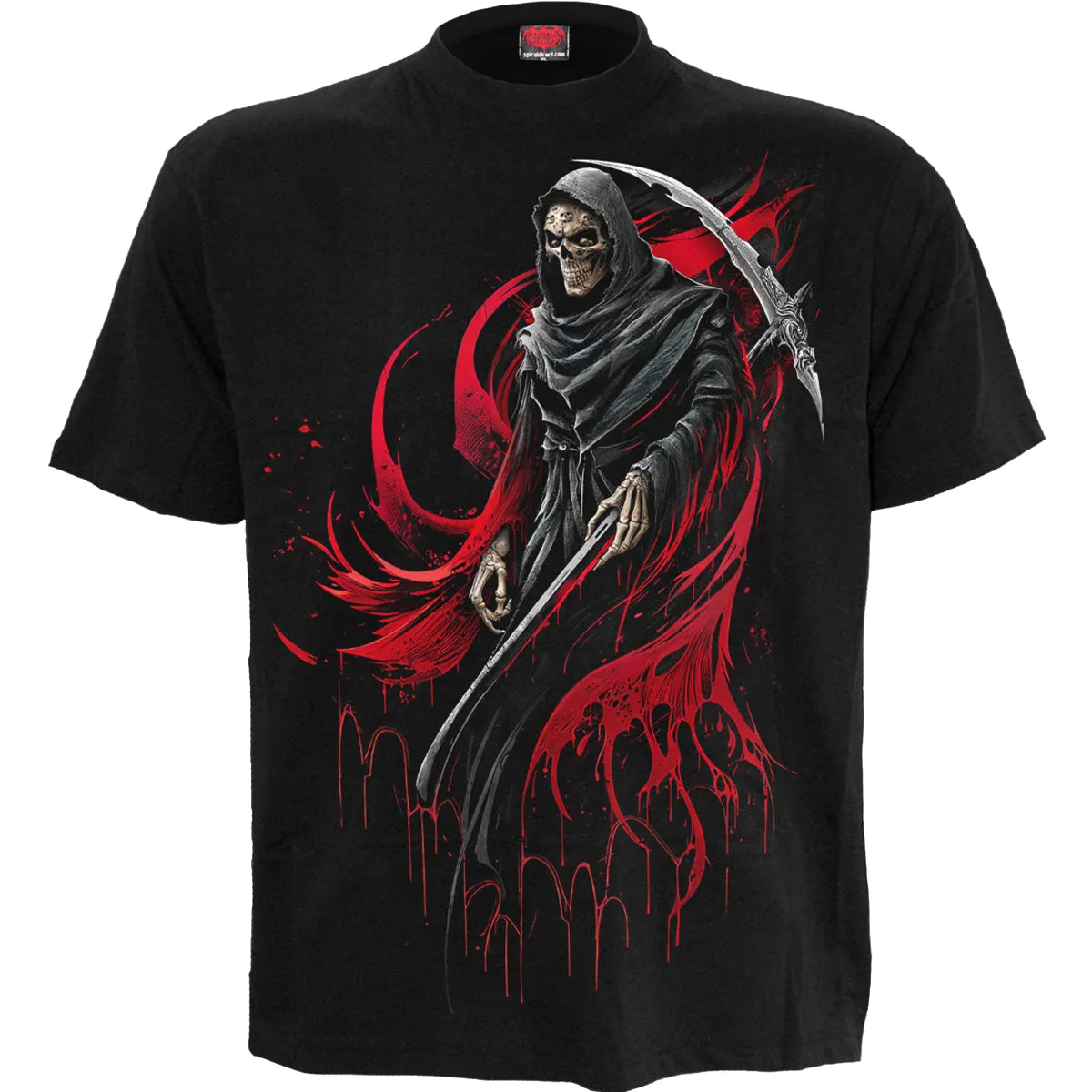 Spiral - SCREAMING DEATH - T-Shirt Black sold by Paradiso Clothing