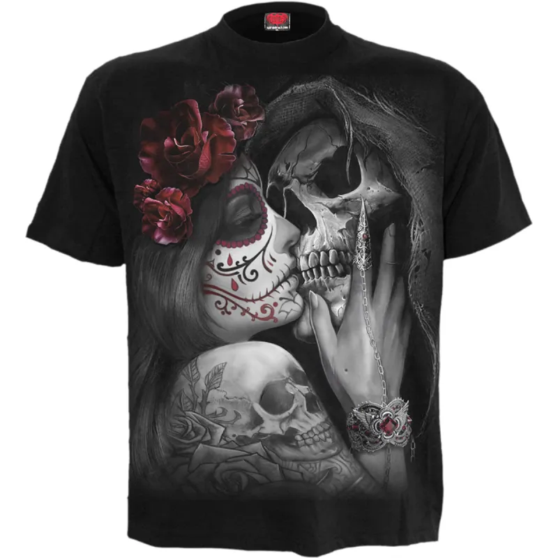 Spiral - DEAD KISS - T-Shirt Black sold by Paradiso Clothing