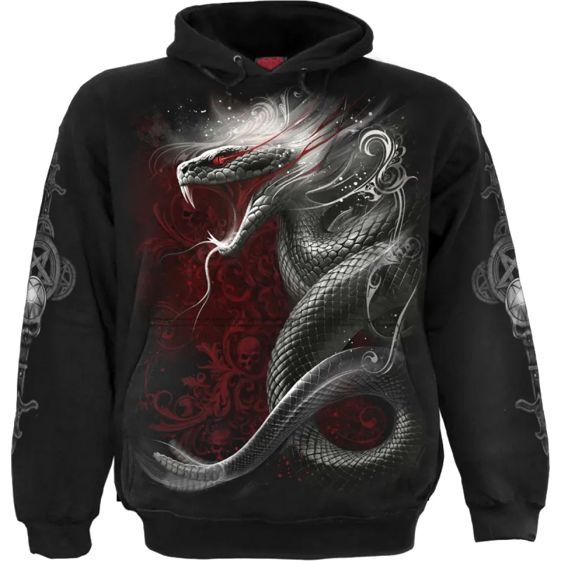 Spiral - GOTHIC SERPENT - Hoody Black sold by Paradiso Clothing