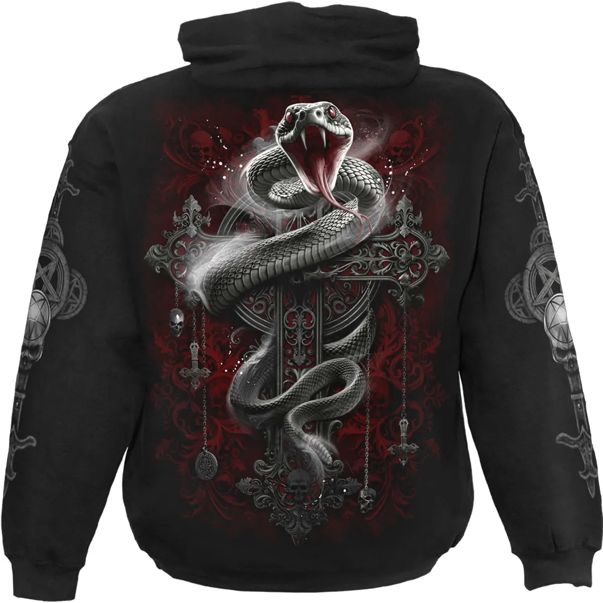 Spiral - GOTHIC SERPENT - Hoody Black sold by Paradiso Clothing product image thumbnail 2
