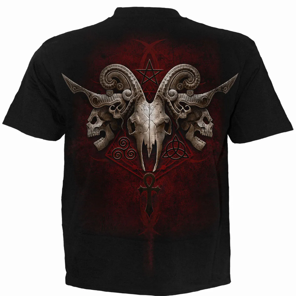Spiral - FACES OF GOTH - T-Shirt Black sold by Paradiso Clothing product image thumbnail 2