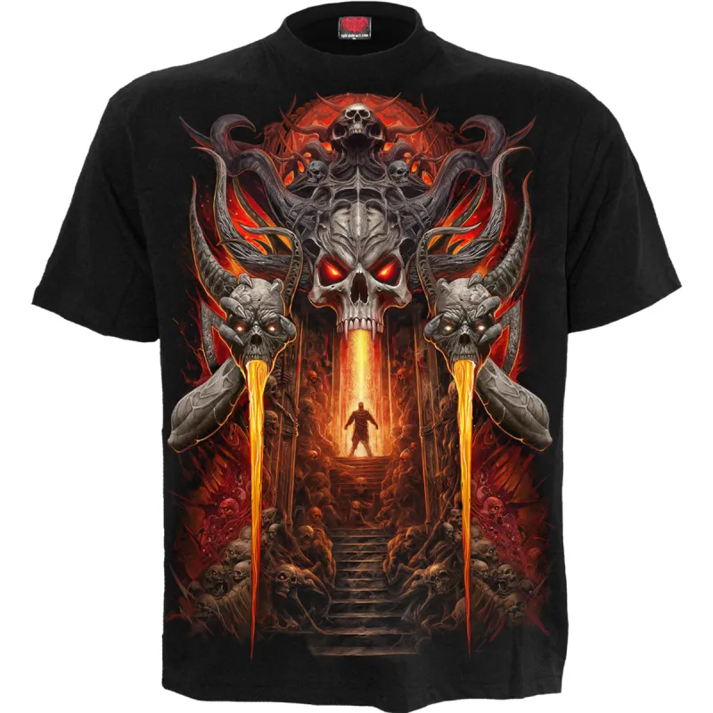 Spiral - GATES OF HELL - T-Shirt Black sold by Paradiso Clothing