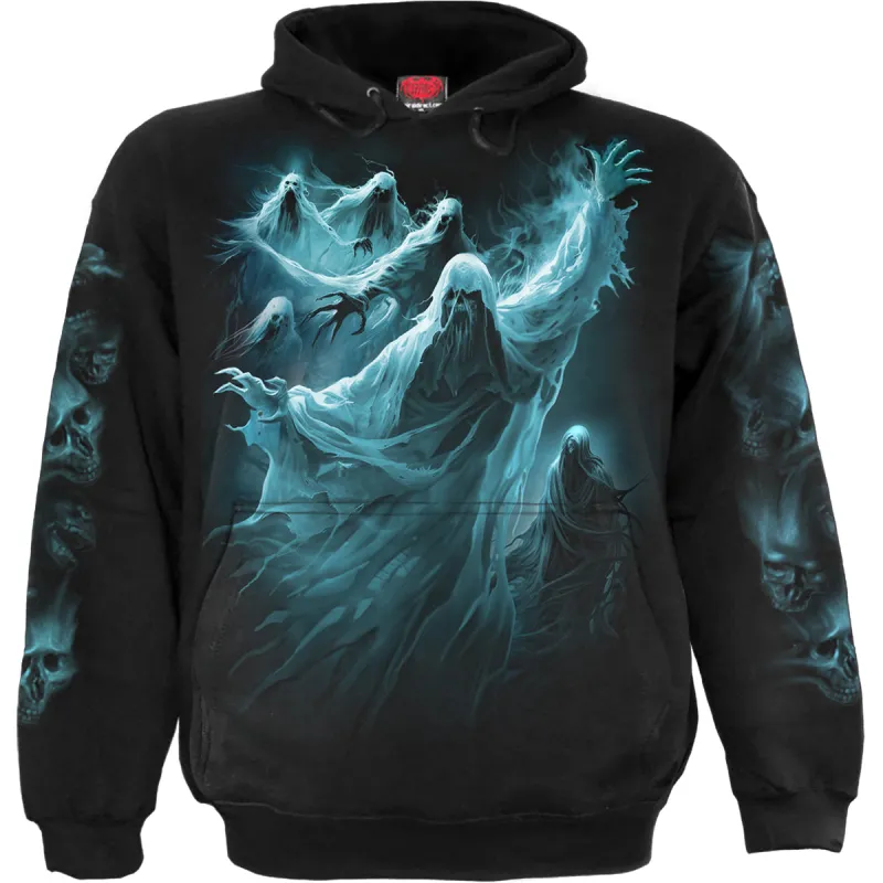 Spiral - GHOST SKULL - Hoody Black sold by Paradiso Clothing