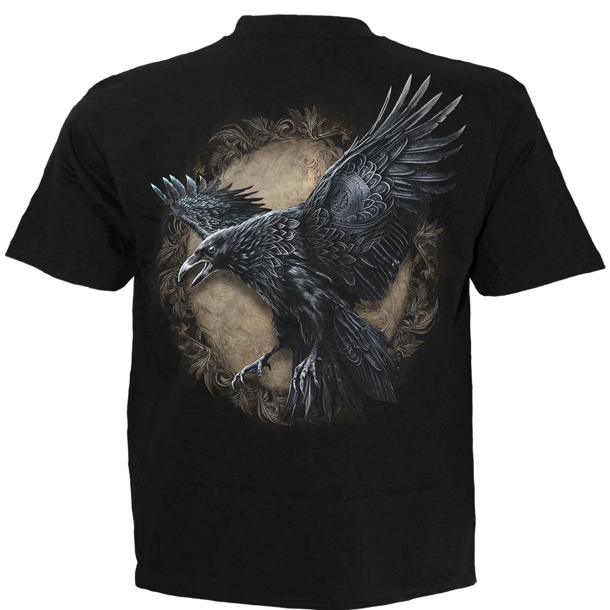 Spiral - RAVEN WISE - T-Shirt Black sold by Paradiso Clothing product image thumbnail 2