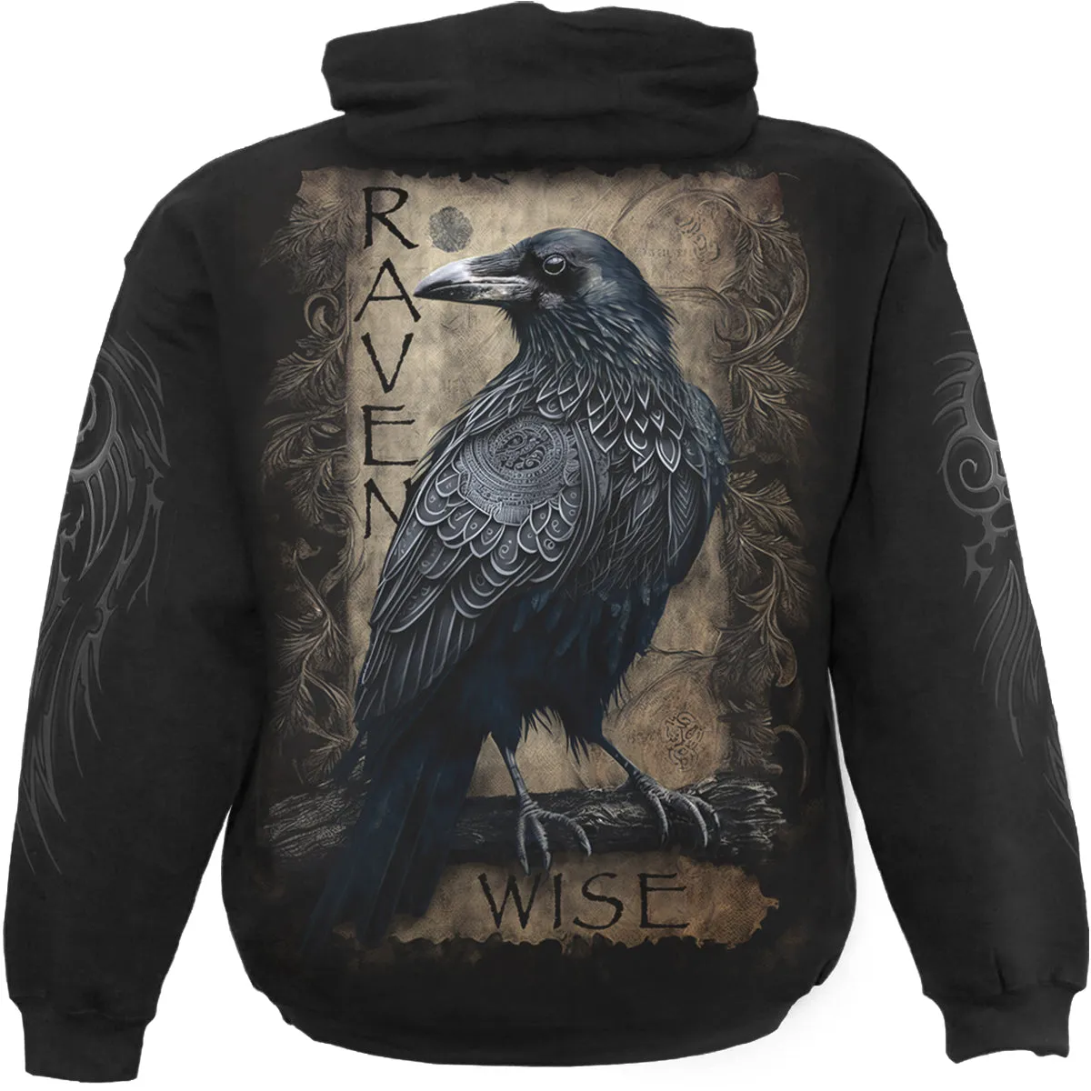 Spiral - RAVEN WISE - Hoody Black sold by Paradiso Clothing product image thumbnail 2