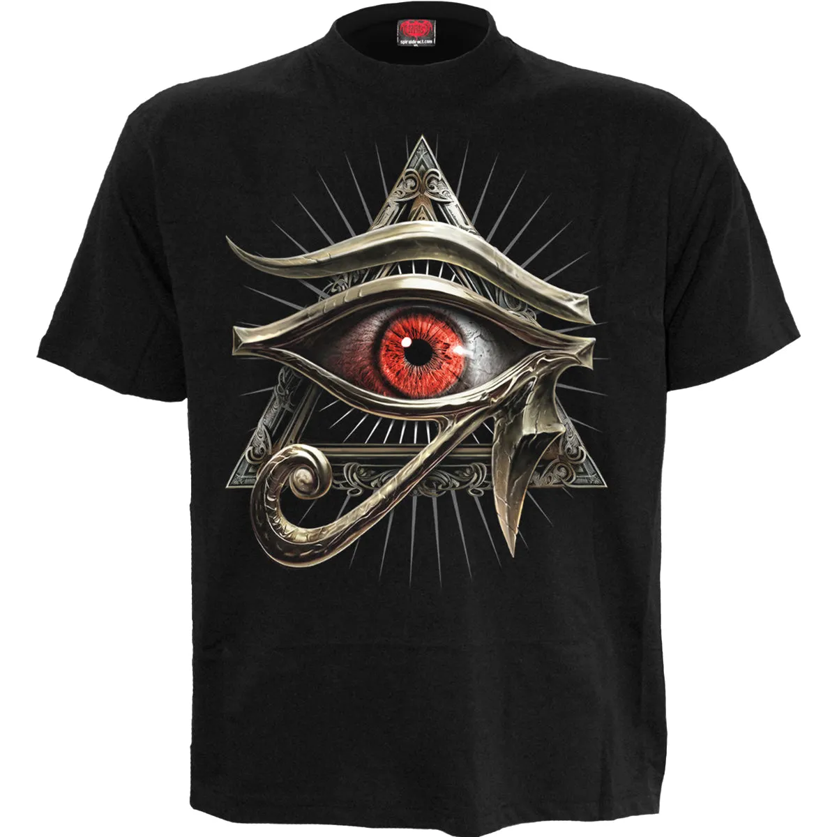 Spiral - EVIL EYE - T-Shirt Black sold by Paradiso Clothing