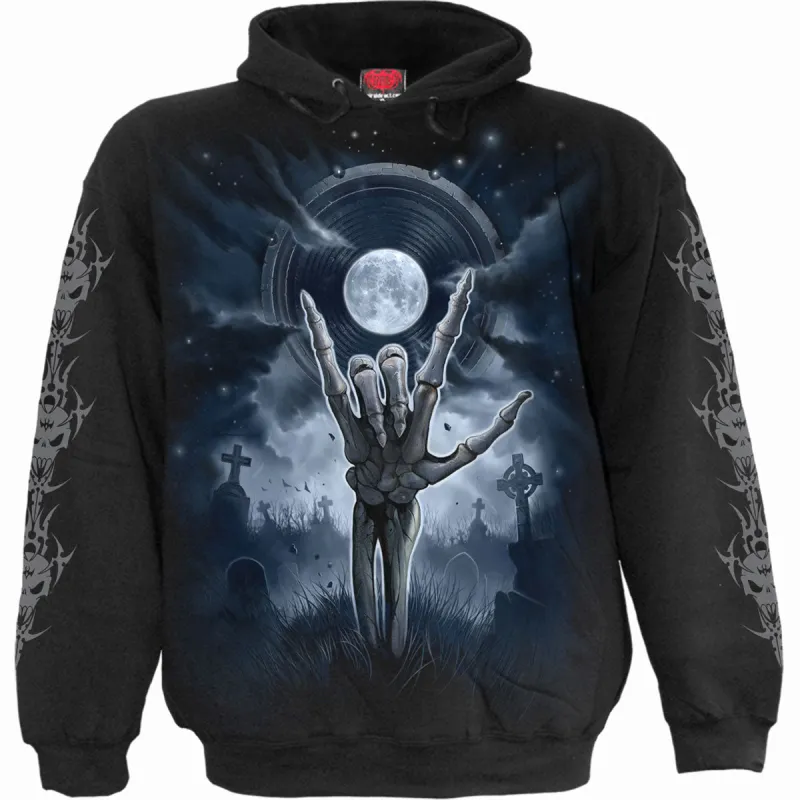 Spiral - GRIM ROCKER - Hoody Black sold by Paradiso Clothing