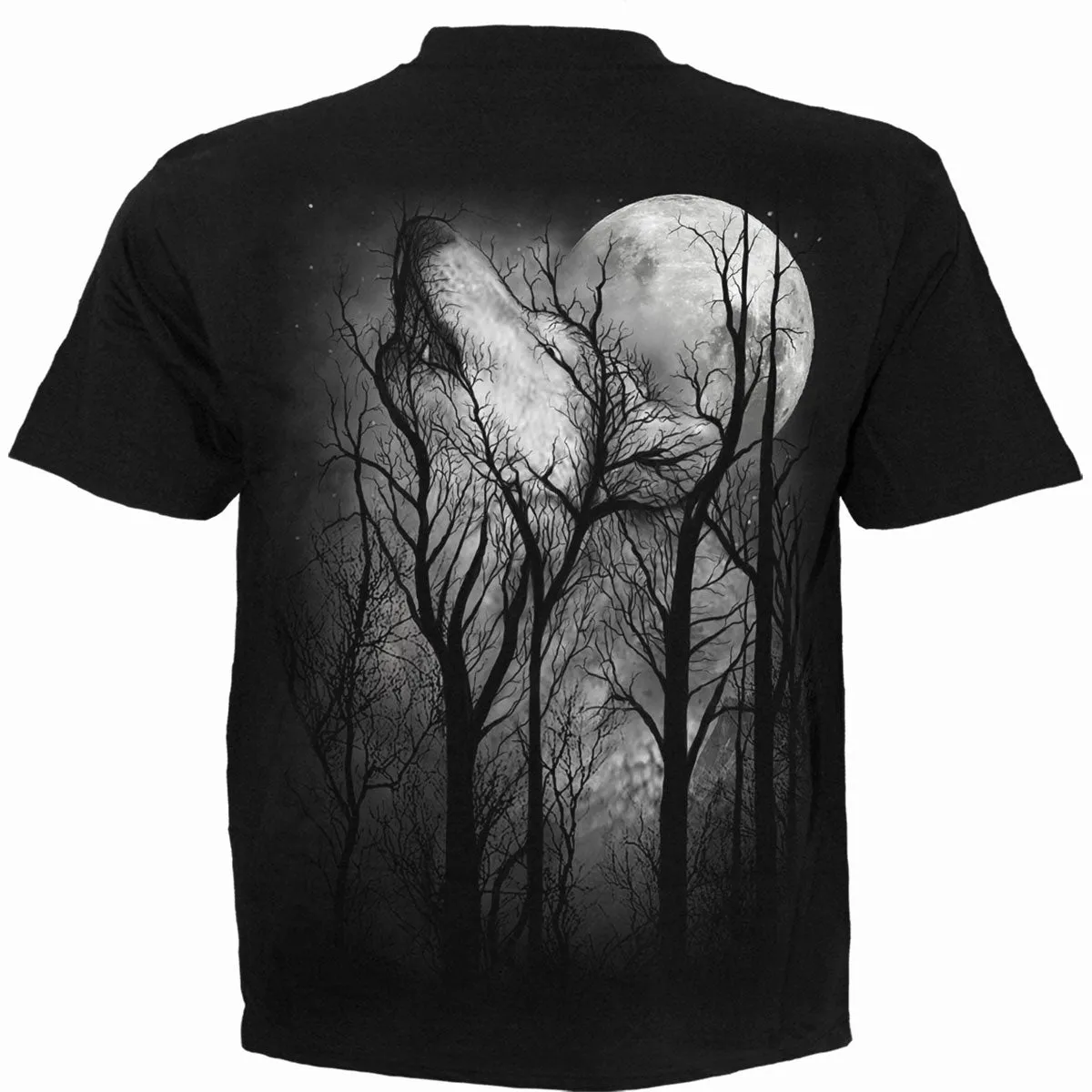 Spiral - FOREST WOLF - T-Shirt Black sold by Paradiso Clothing product image thumbnail 2
