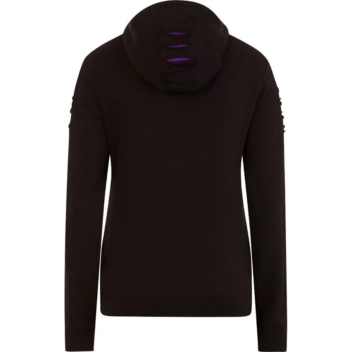 Spiral - BRIGHT EYES - Large Hood Ripped Hoody Purple-Black sold by Paradiso Clothing product image thumbnail 2