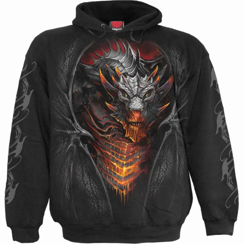 Spiral - DRACONIS - Hoody Black sold by Paradiso Clothing