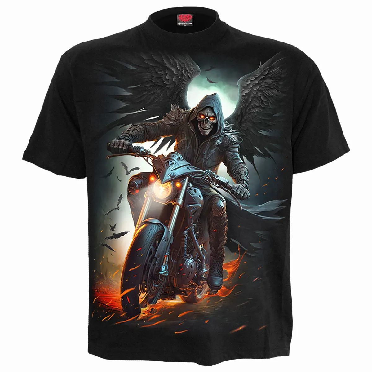 Spiral - NIGHT RIDER - T-Shirt Black sold by Paradiso Clothing